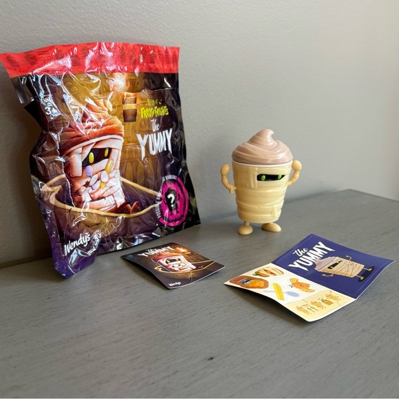 2025 Wendy's "Return of Frosty Frights"The Yummy Mummy Kids Meal Toy- OPENED-NEW - Picture 3 of 7